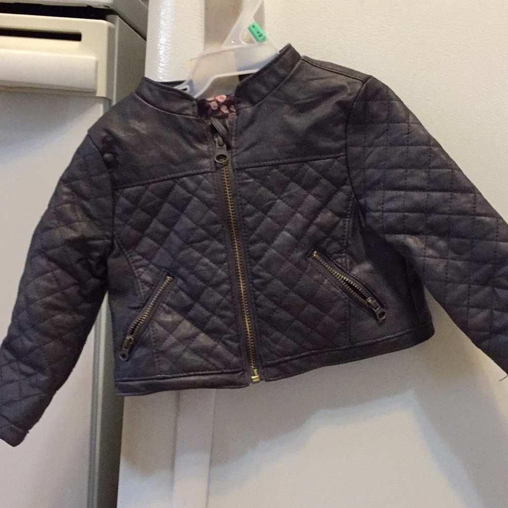 Baby leather jacket